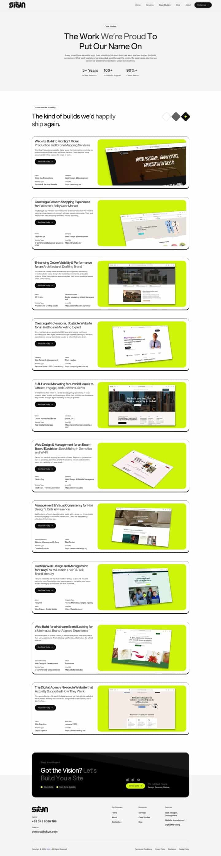 Sityn Case Studies Screenshot