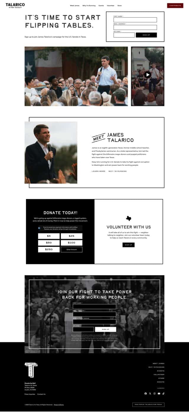 James Talarico Screenshot